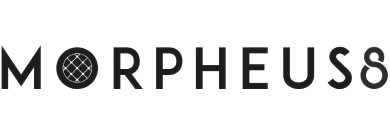 Morpheus8 logo in black and white design.