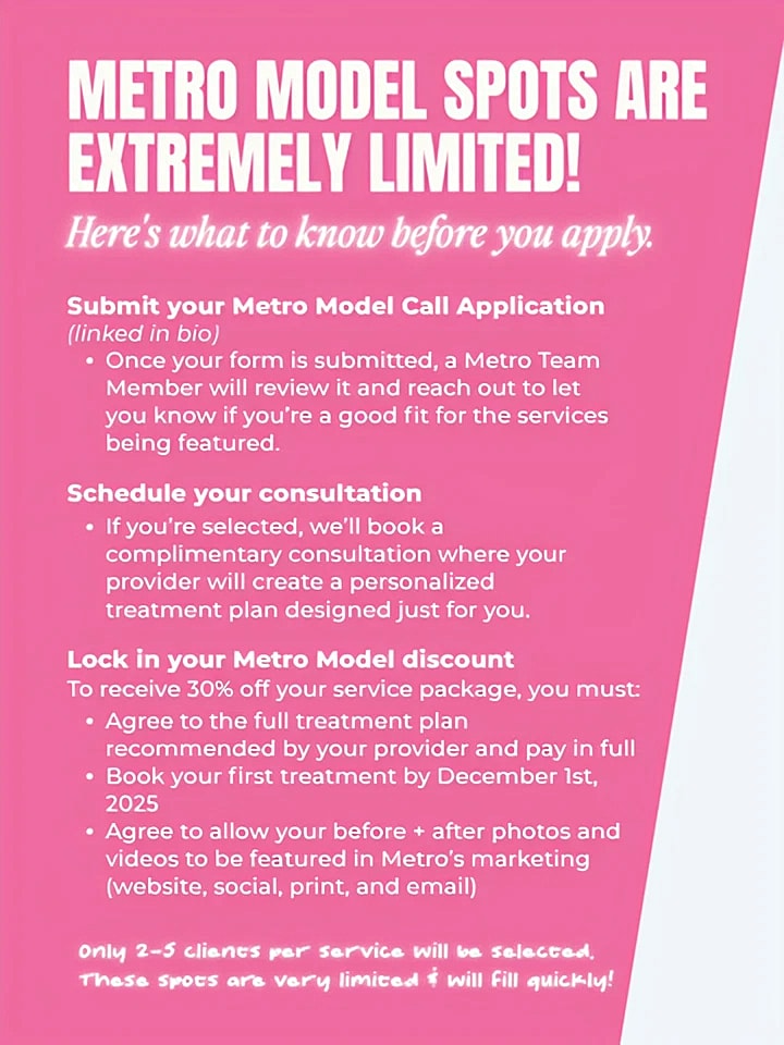 Model application details and consultation information.